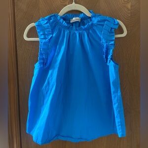 HOC Winter sleeve turquoise tank, size small